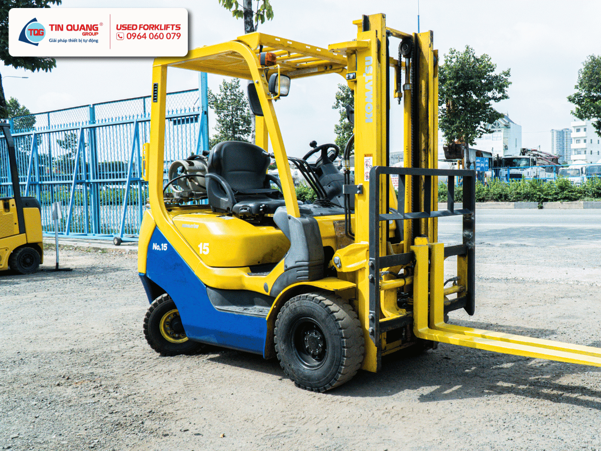 Komatsu Xe nâng gas cũ FG15T-21 1.5 tấn - 203773 (5)