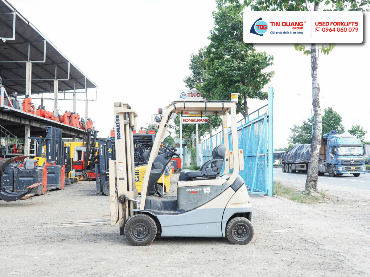 Komatsu Xe nâng điện cũ FB15-12 1.5 Tấn - 843368 (2)
